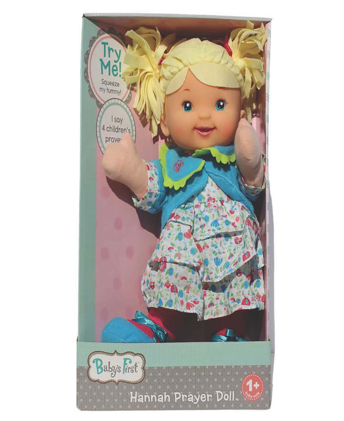 Baby's First By Nemcor Hannah Prayer Blonde Baby Doll In Multi