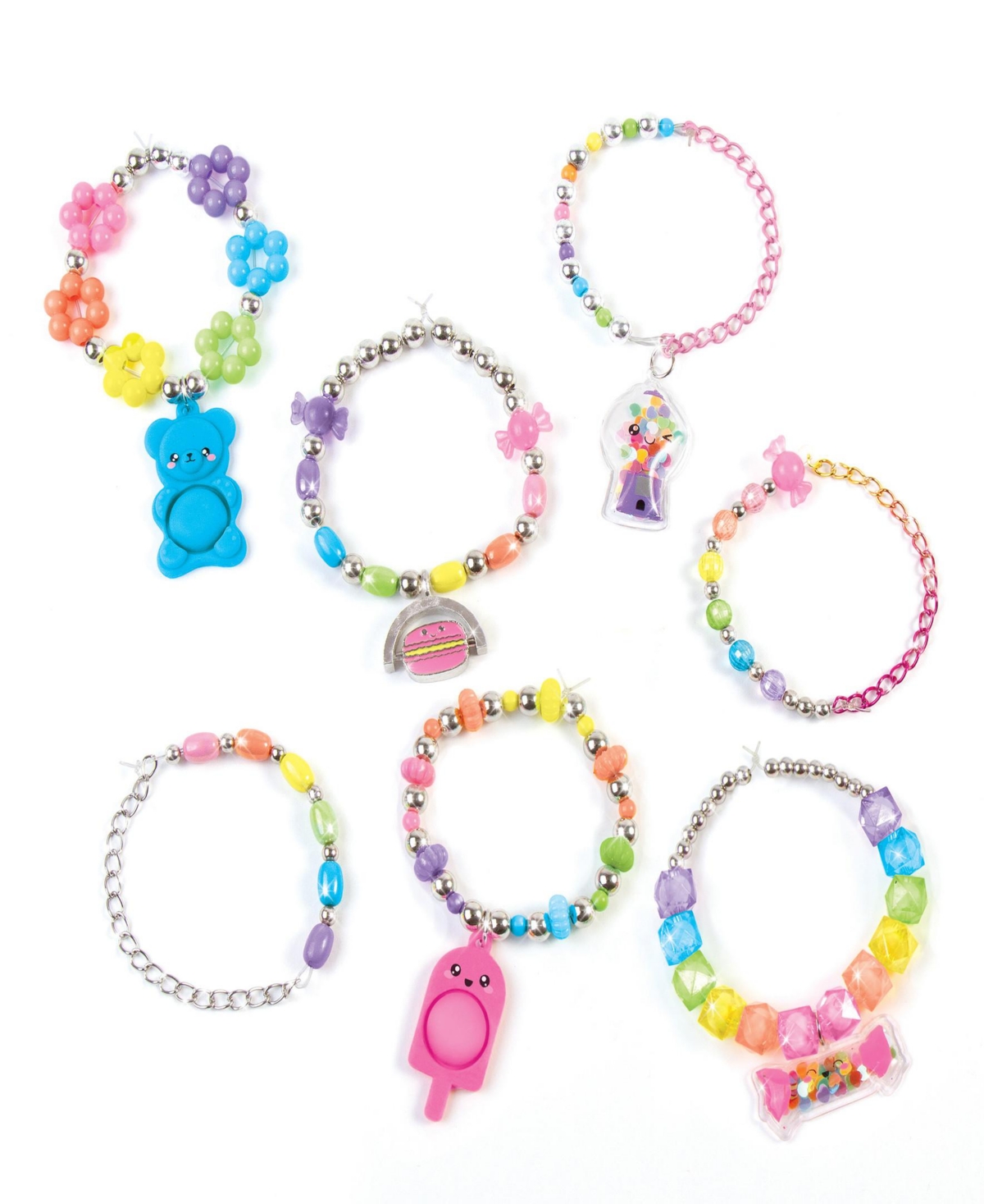 Make It Real Pop Shake Twist Diy Bracelet Kit In Multi