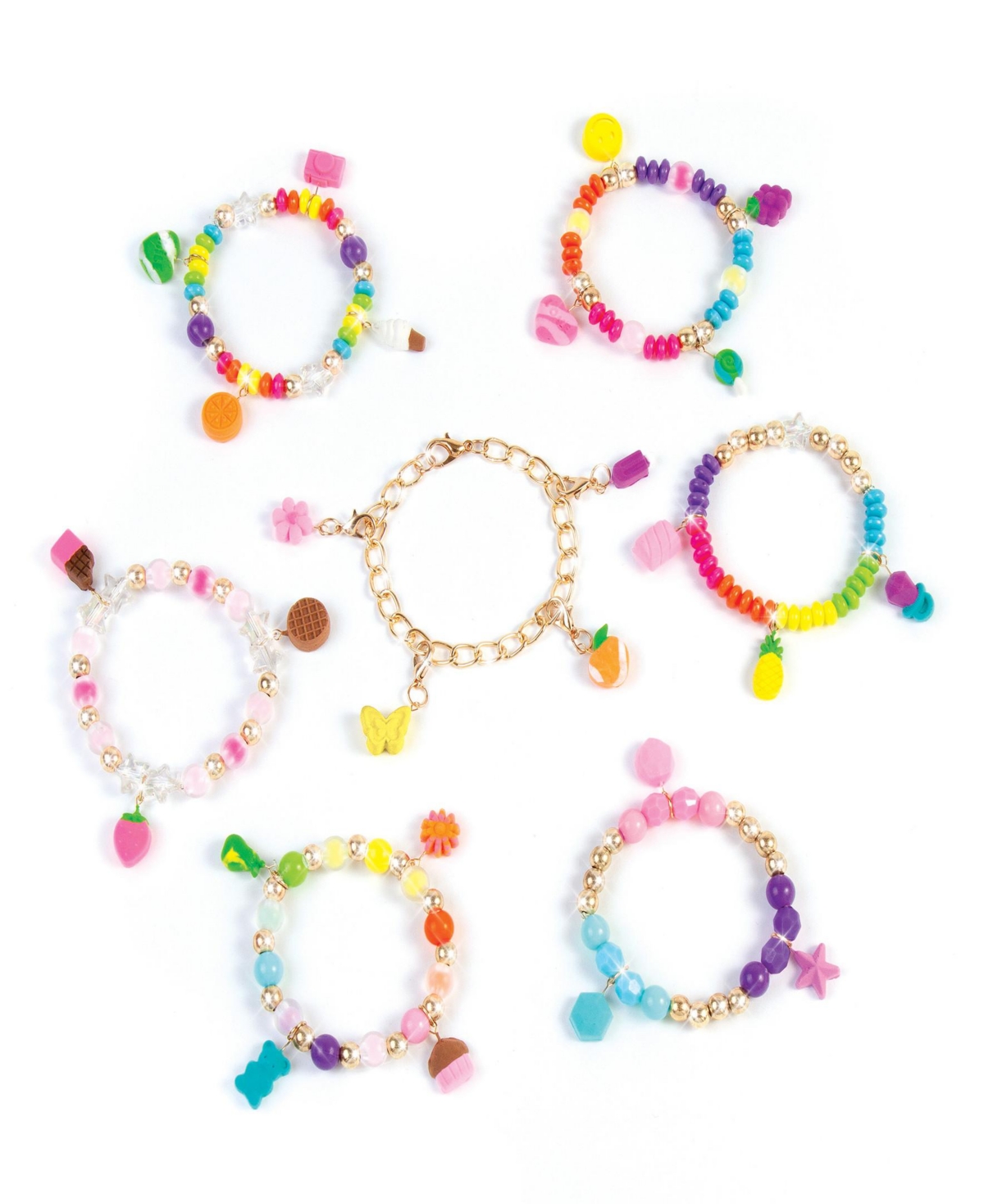 Make It Real Clay Charm Diy Jewelry Kit In Multi
