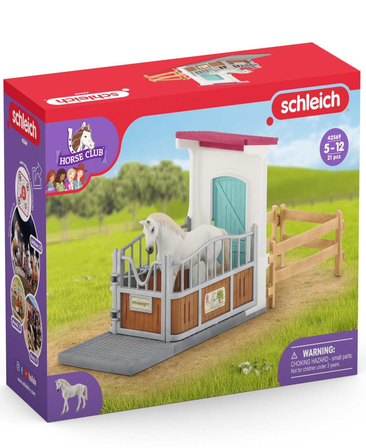 Schleich Horse Club Horse Stall Extension Playset In Multi