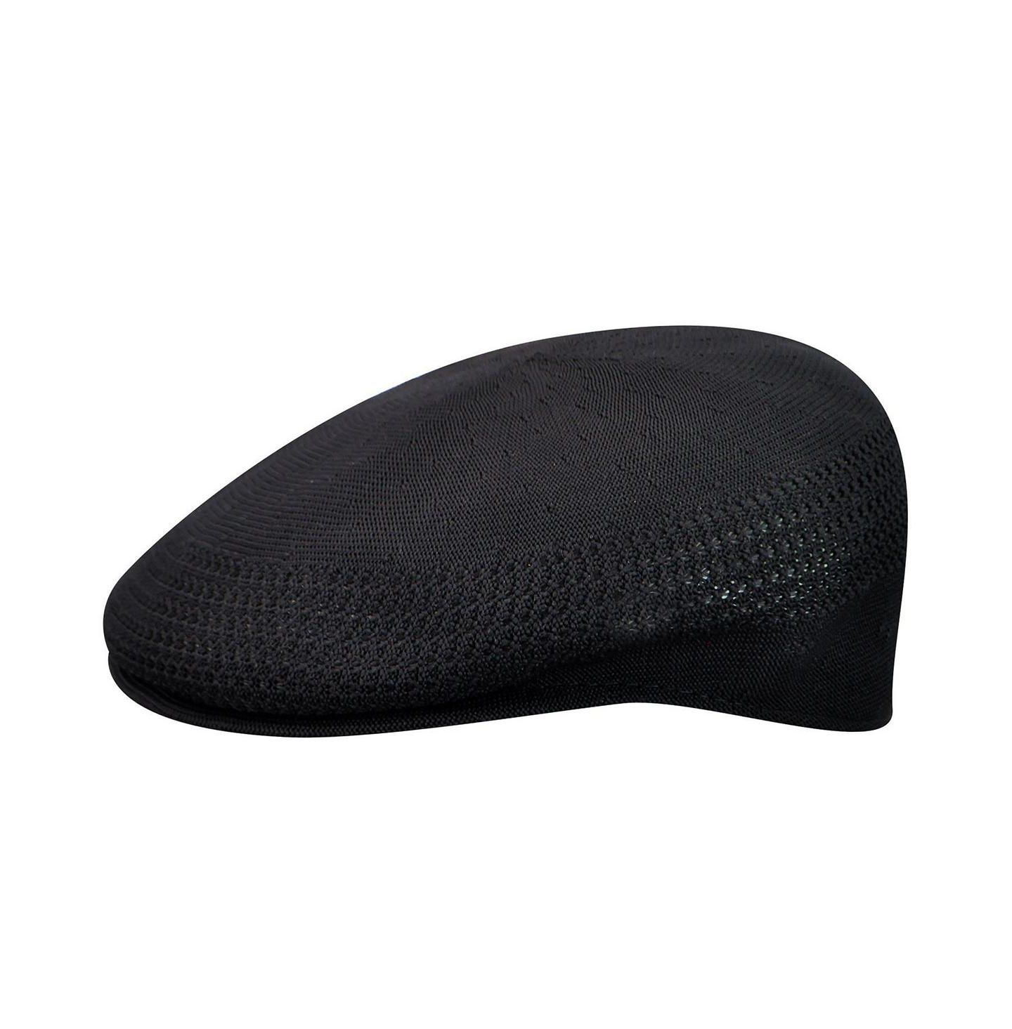Мужские кепки Kangol Tropic 504 Ventair USA Ivy & Flat, цвет: Чёрный — фото 1