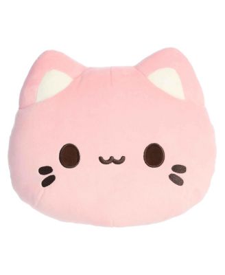 Medium Meowchi Face Plush Tasty Peach Enchanting Plush Toy Strawberry 10"