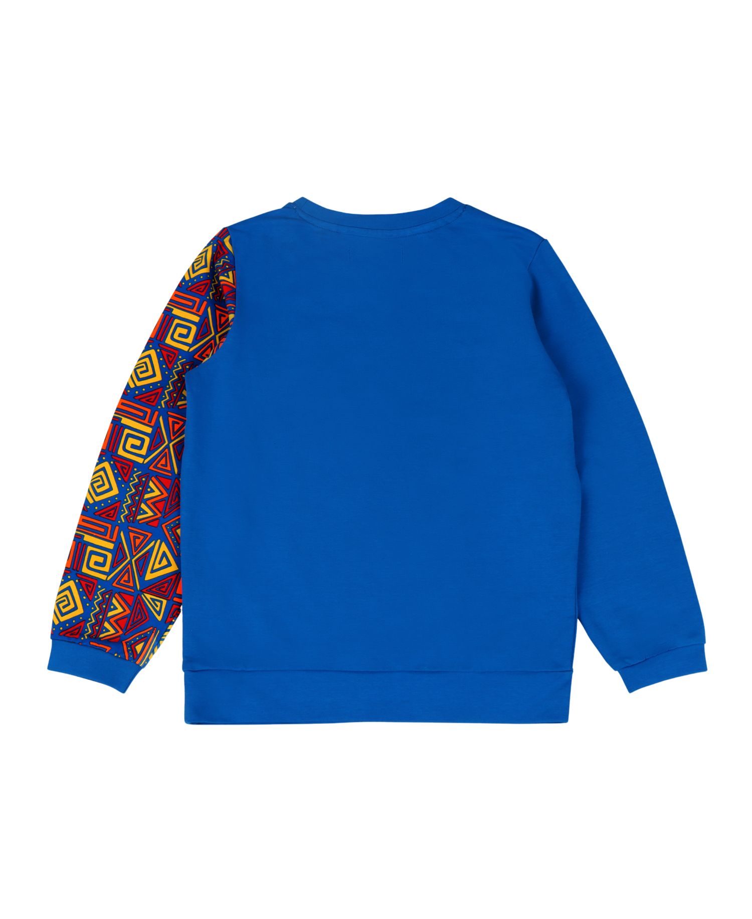 Boys Crewneck Sweatshirt and Jogger Pants Set - Blue Multicolor