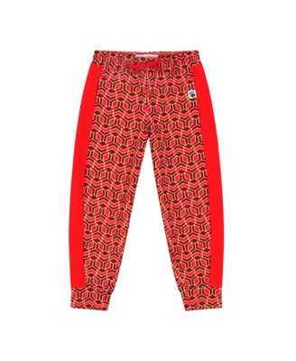 Boys Crewneck Sweatshirt and Jogger Pants Set - Red Multicolor