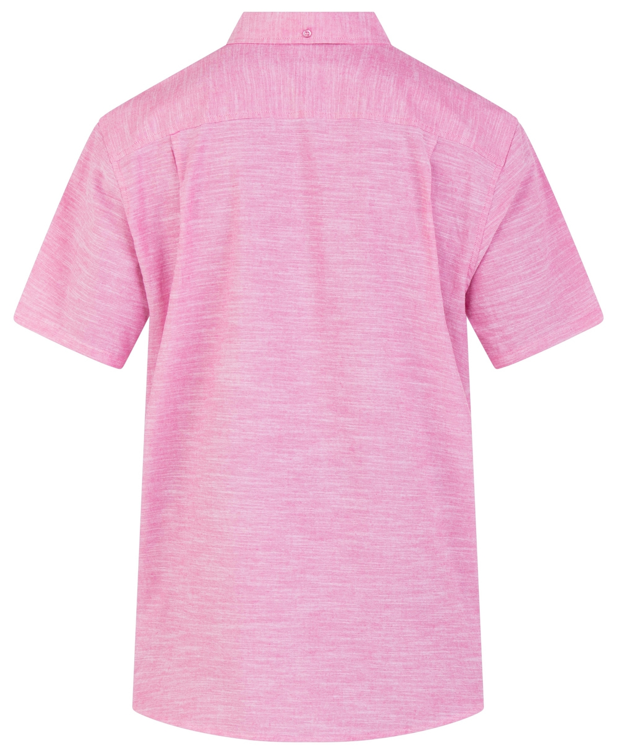 Shop Hurley Men's One And Only Stretch Button-down Shirt In Pink Bloom