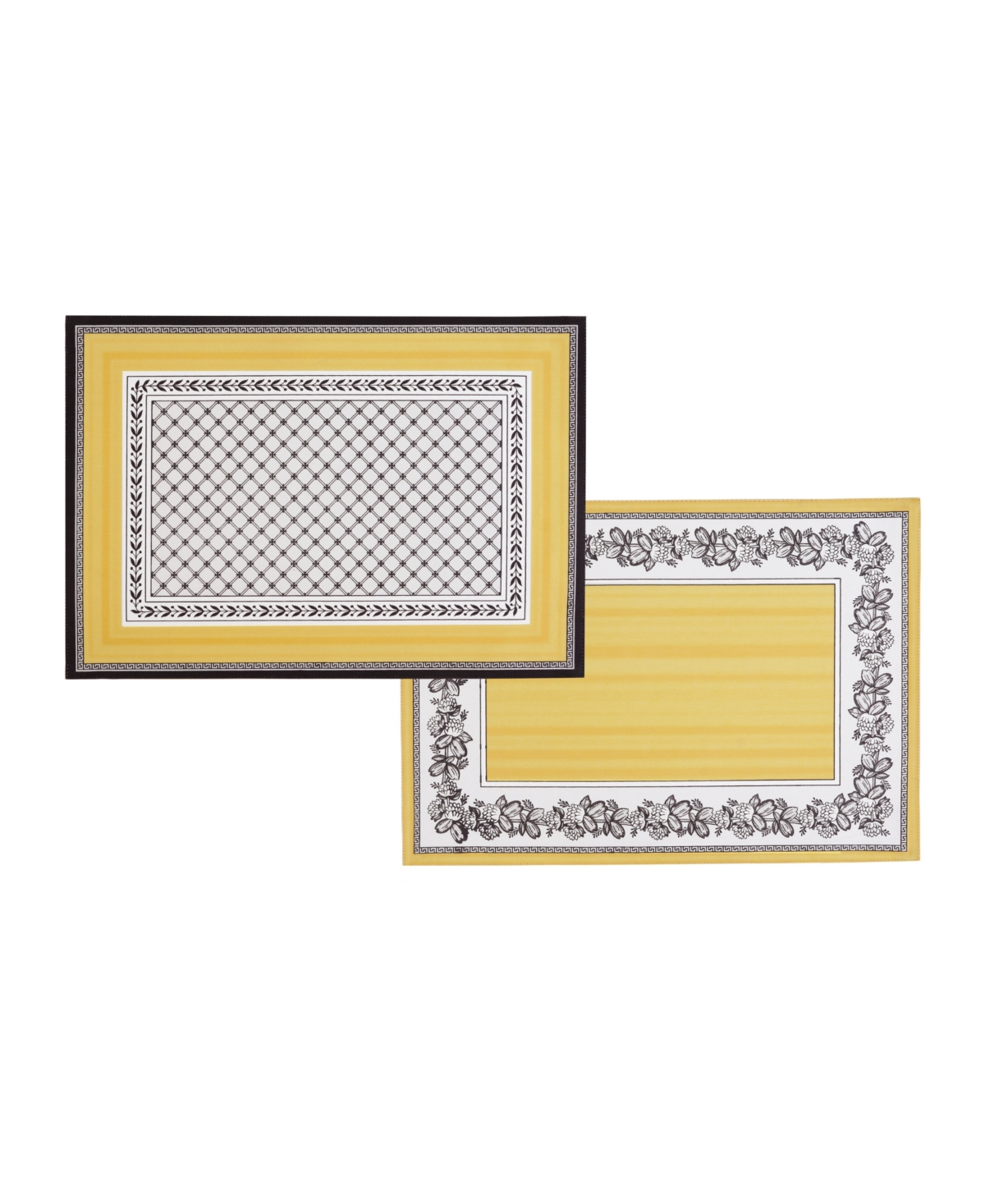 Elrene Audun Stain And Water Resistant 14"x20" Placemats, Set Of 4 In Multi