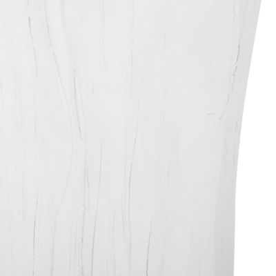 Streamdale Lightweight Concrete Side Table with Charming Tree Stump Design