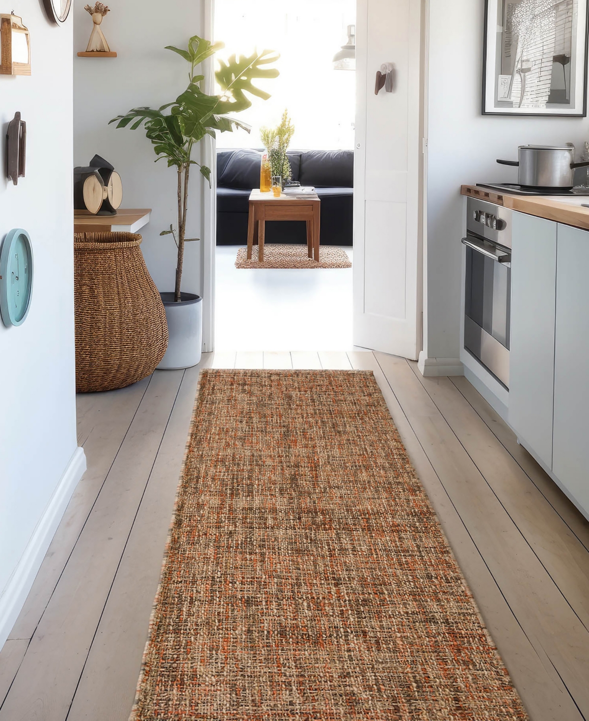 Dalyn Abruzzo Az1 2'3"x7'6" Runner Area Rug In Spice