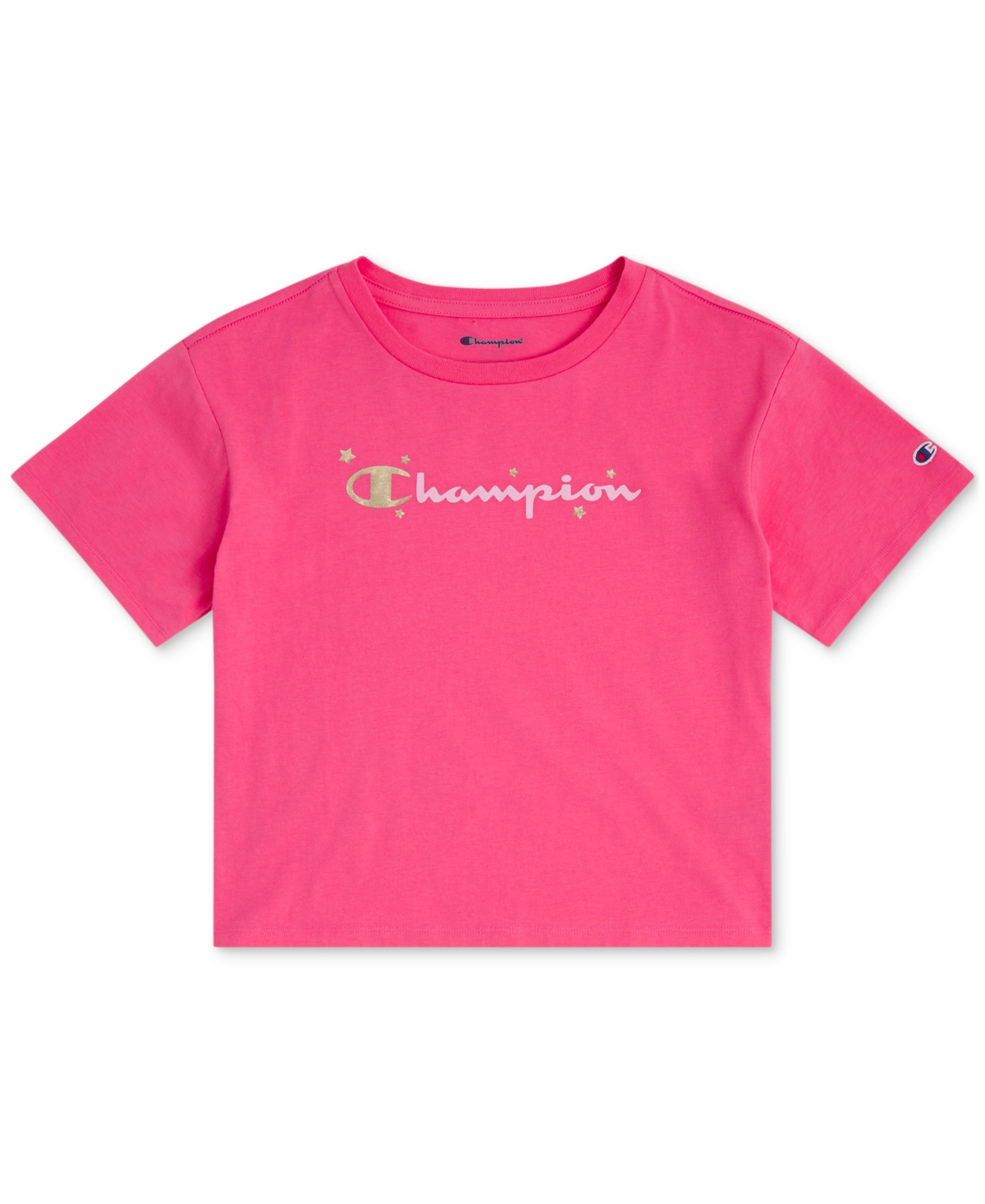 Champion Big Girls Meet and Greet Logo Graphic T-Shirt