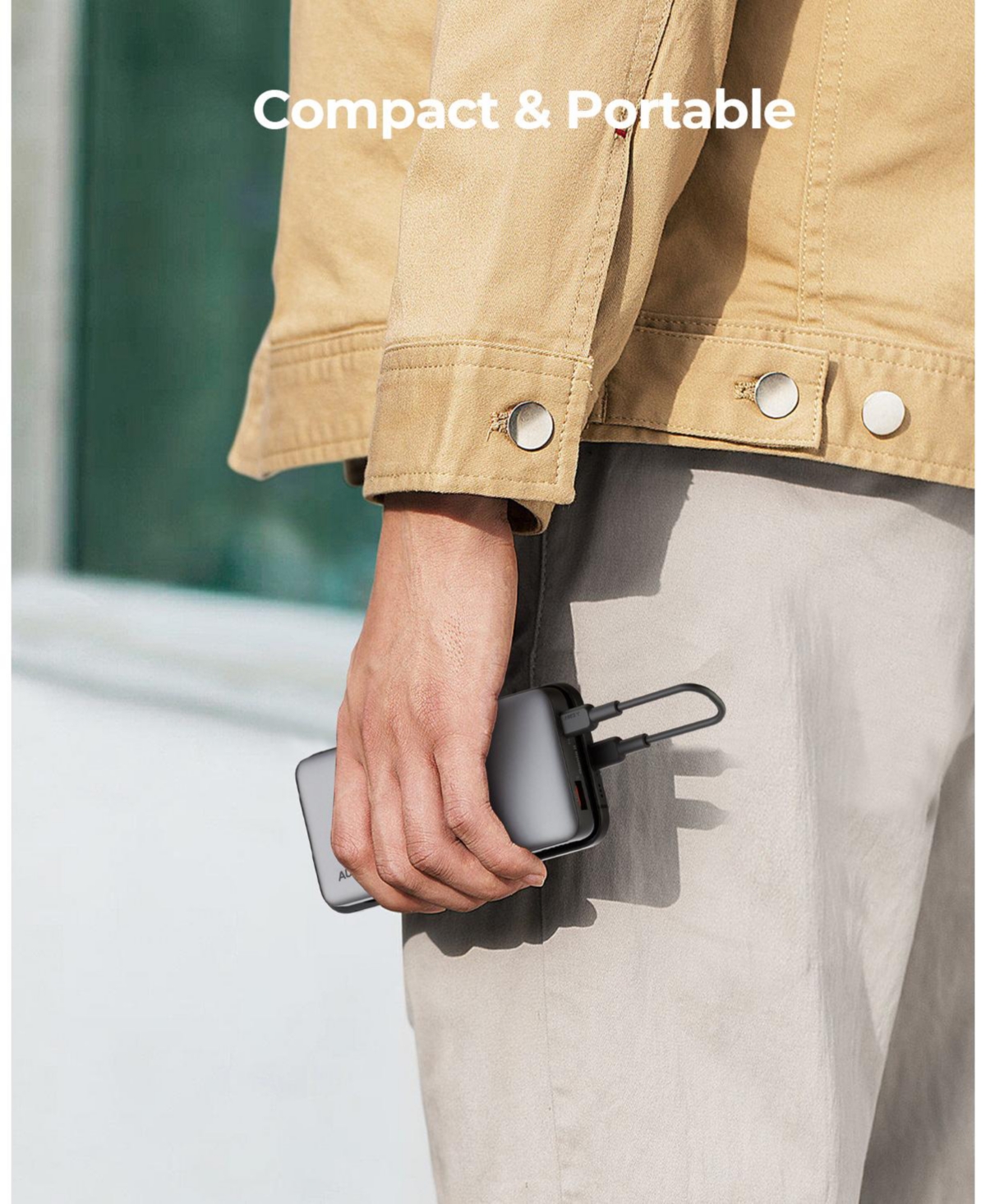 Aukey Pb-Y42 30W 20000mAh Portable Power Bank