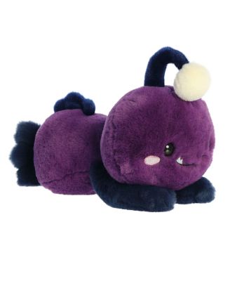Small Ani Angler Fish Too Cute Playful Plush Toy Purple 9"