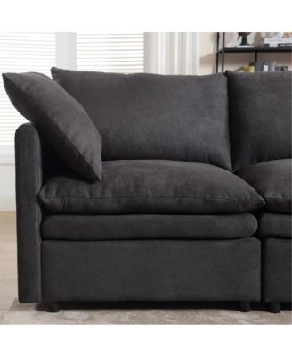 U-Shaped Sleeper Sectional Sofa