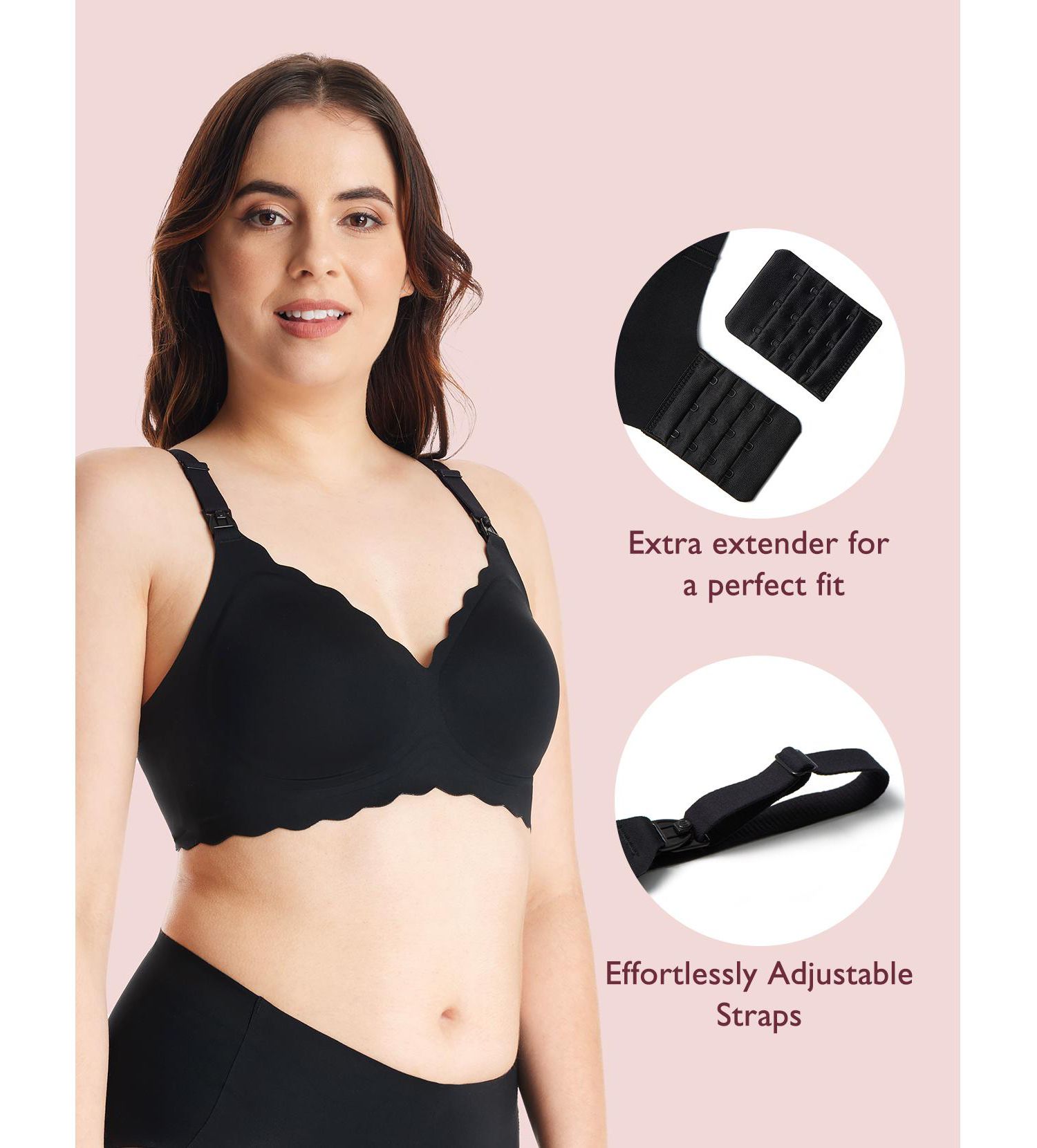 Jelly strip nursing bra YN46