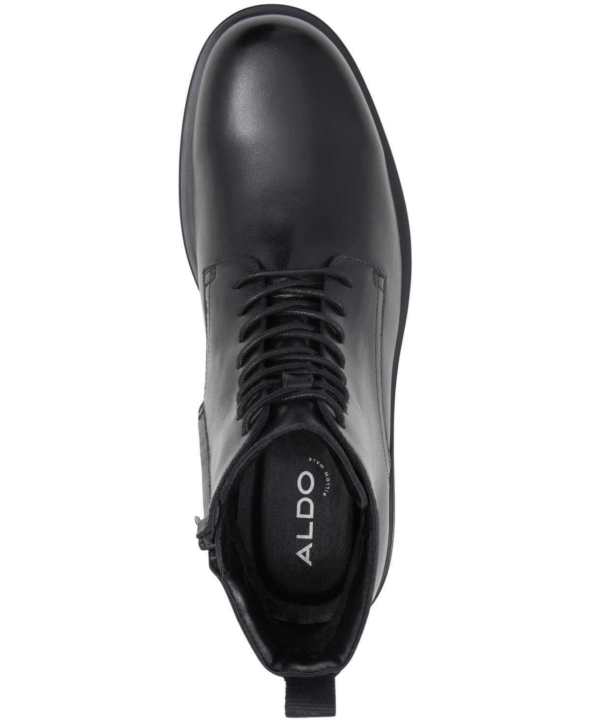Shop Aldo Men's Ludo Leather Ankle Boots In Black
