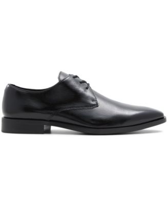Men's Mackle Leather Lace Up Derby Shoes