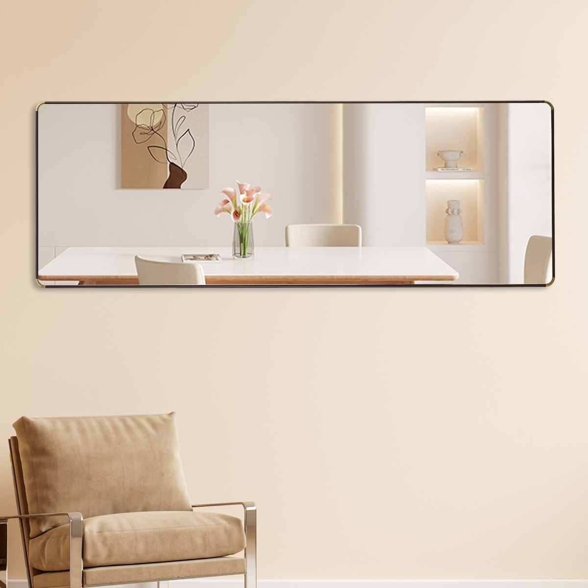 Streamdale Furniture Illuminating Full-Body Mirror Transform Your Space, Reflect Your Beauty
