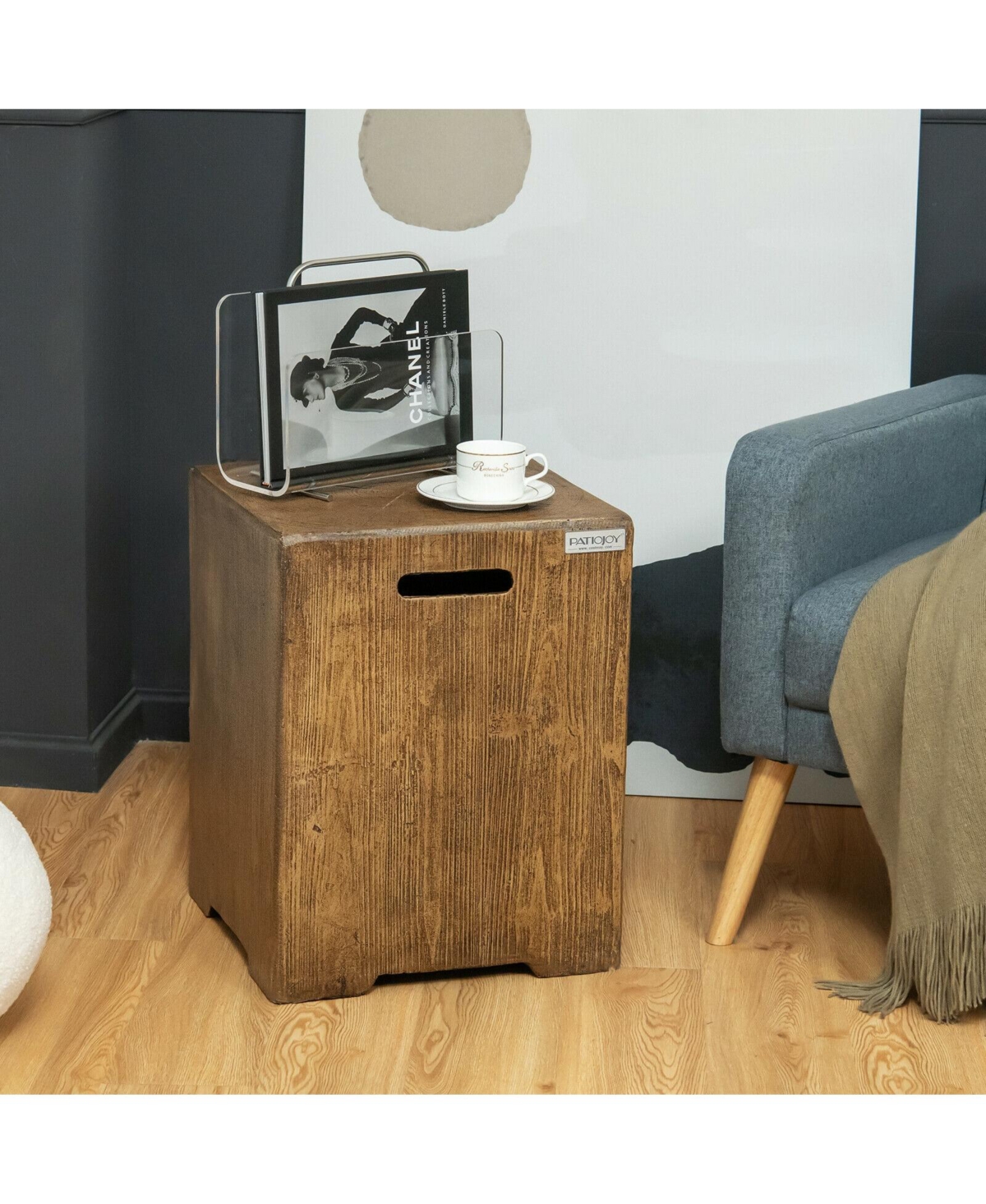 Slickblue 16" Outdoor Hideaway Table Cover for Standard 20 Lbs Propane Tank-b