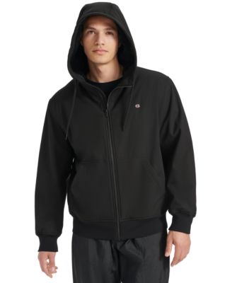 Men's Sport Shell Hooded Zipper Jacket 