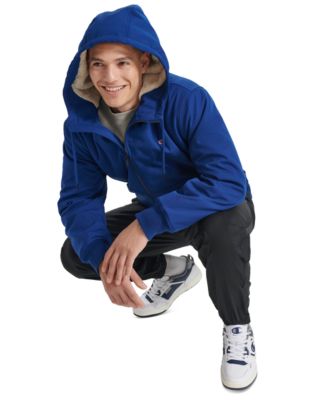 Men's Sport Shell Hooded Zipper Jacket 