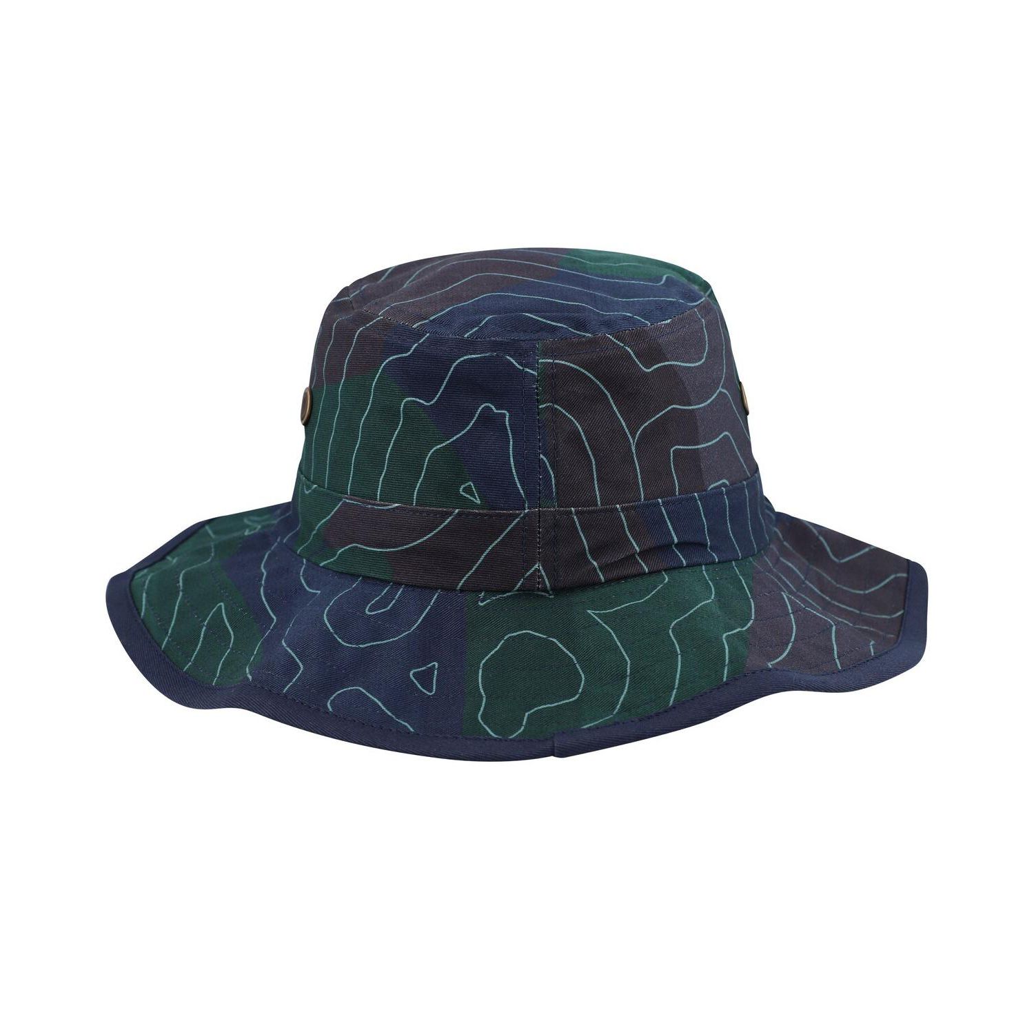 Men's Navy Island Hex Reverse Boonie Hat