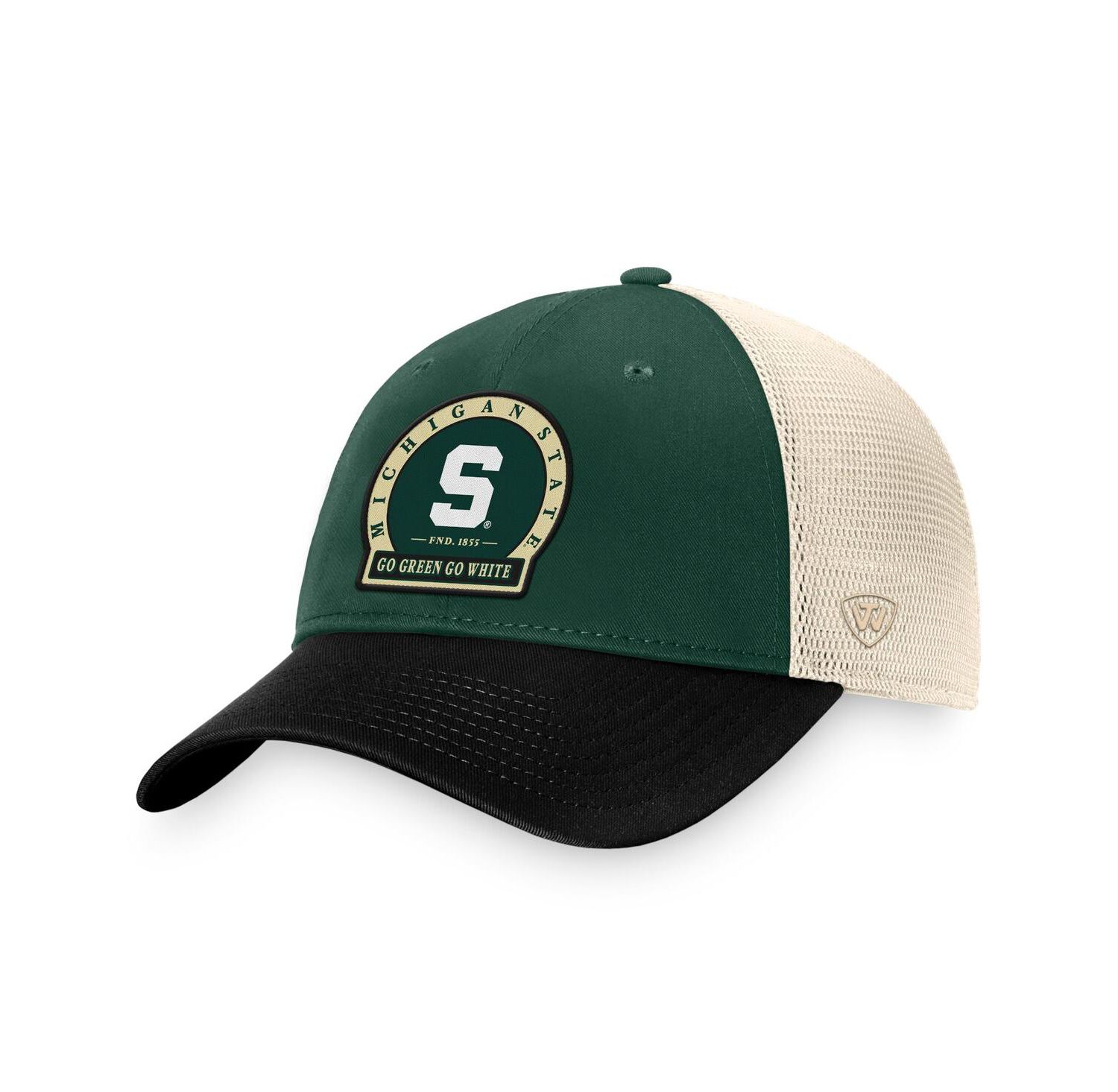 Men's Green Michigan State Spartans Refined Trucker Adjustable Hat