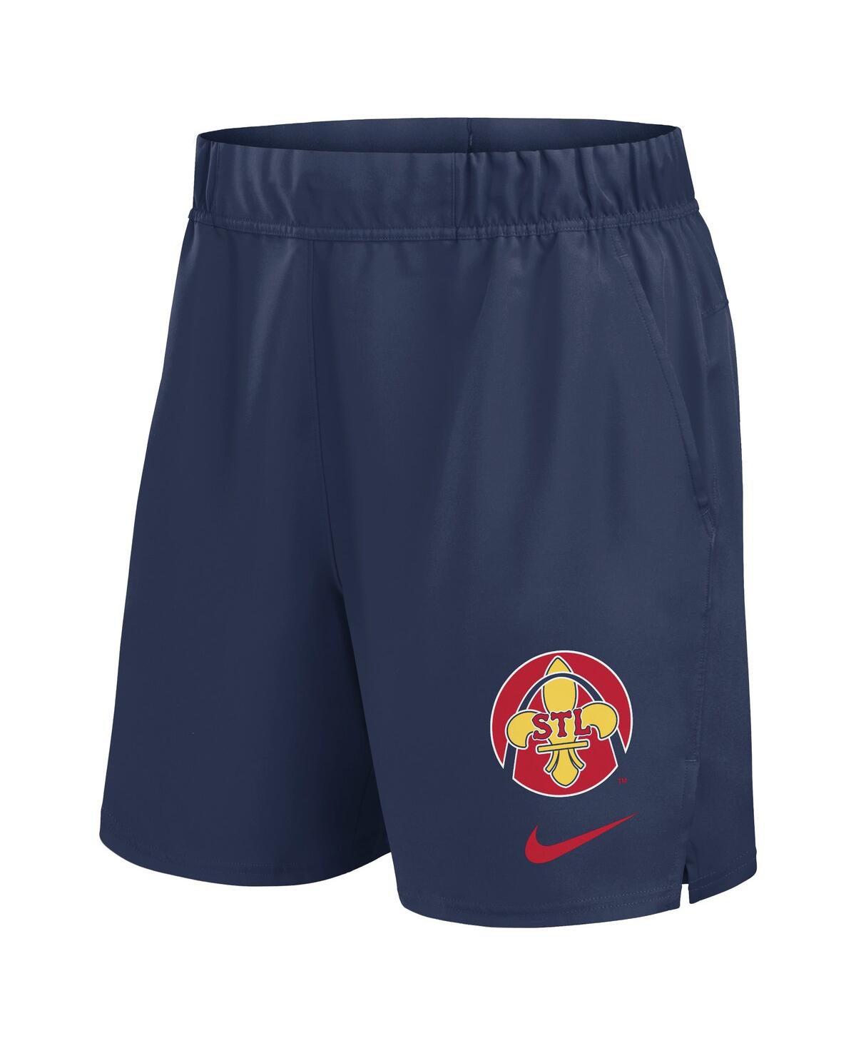 Nike Men'sSt. Louis Cardinals 2024 City Connect Woven Victory Performance Shorts - Navy