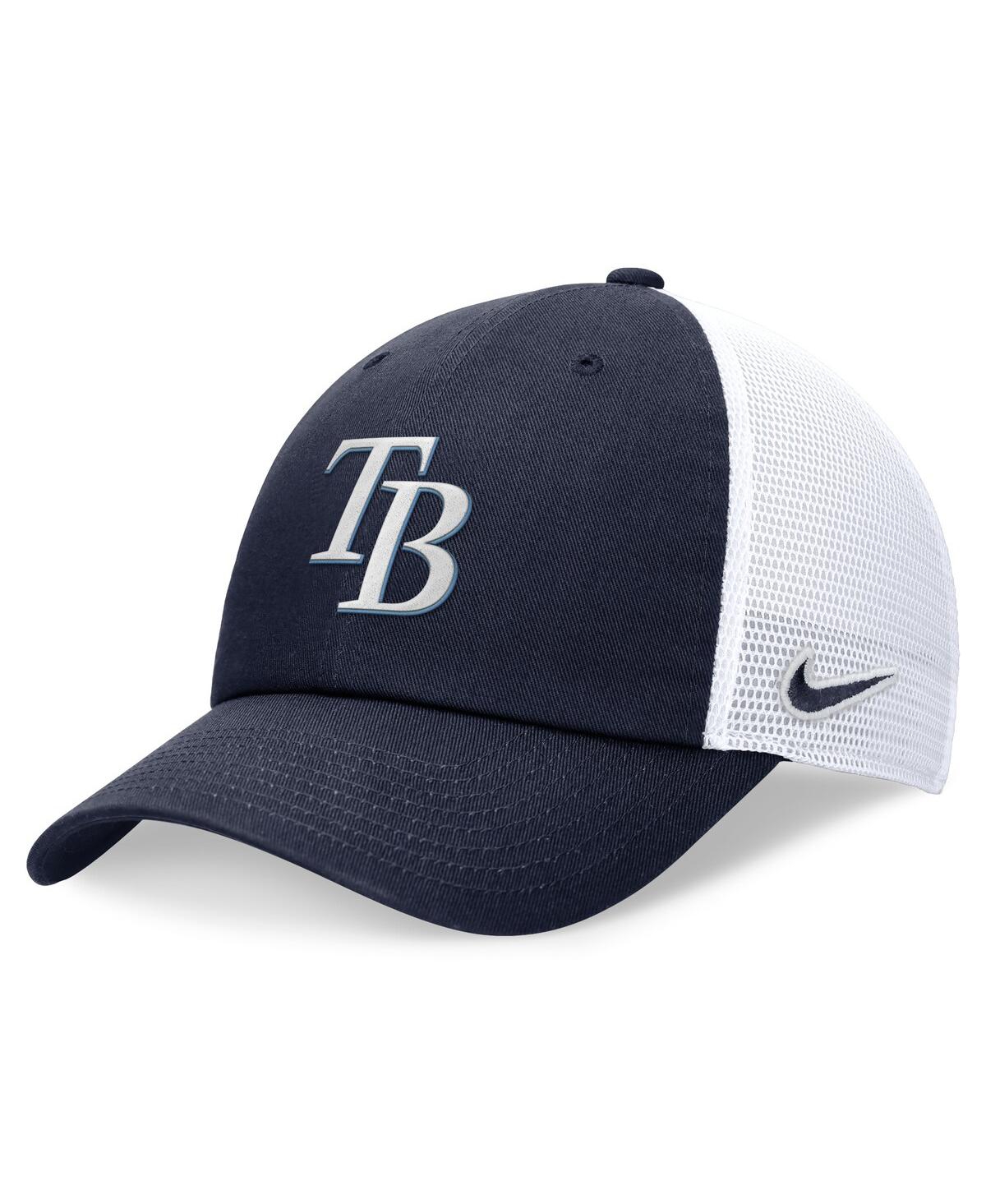 Nike Tampa Bay Rays Evergreen Club  Men's Mlb Trucker Adjustable Hat In Navy
