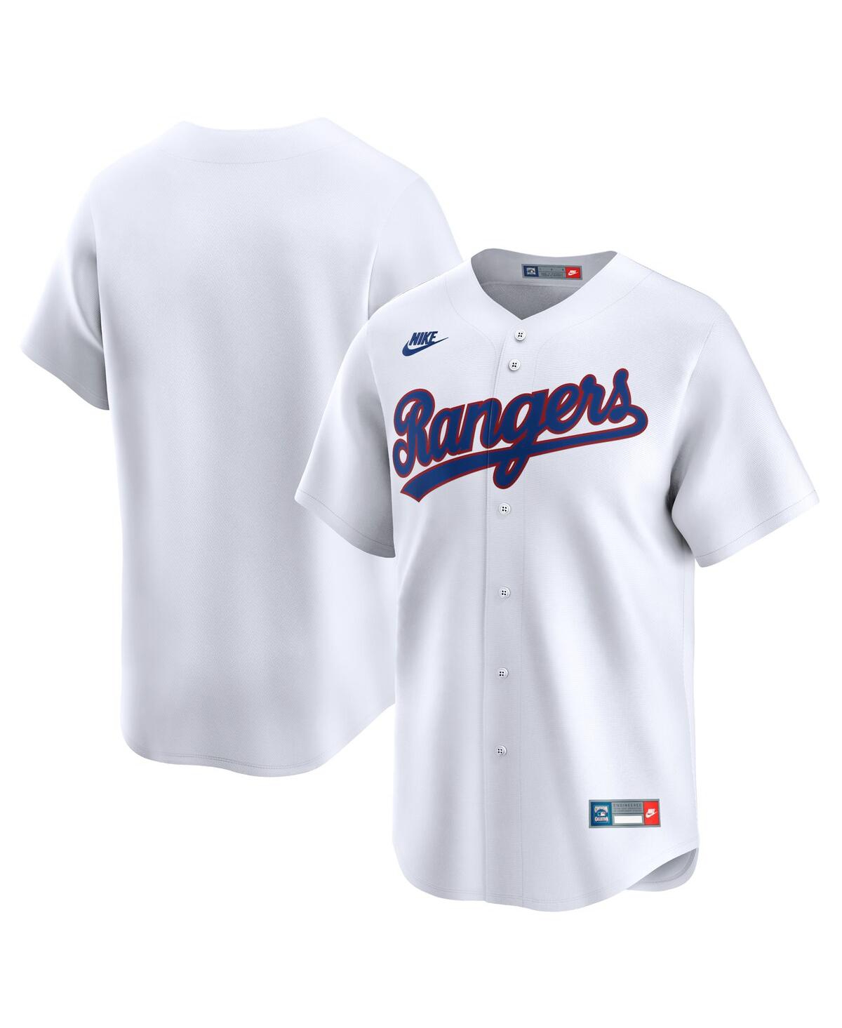 Nike Men'sTexas Rangers Cooperstown Collection Limited Jersey - White