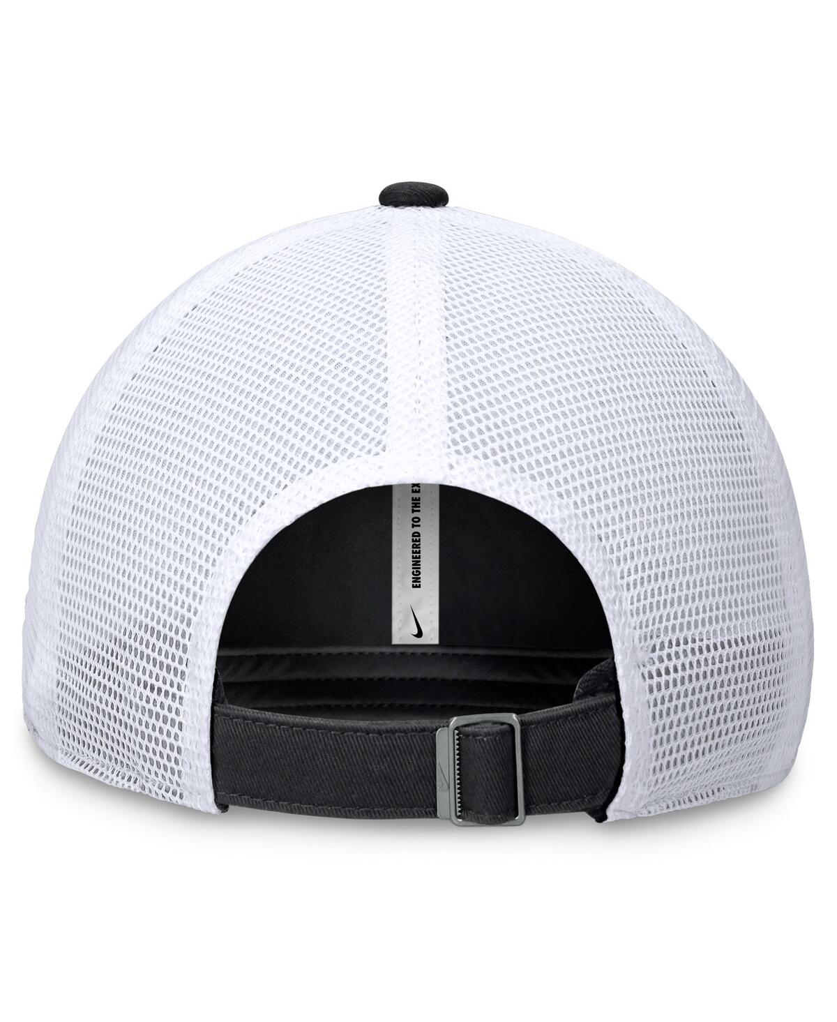 Nike Men's Black Arizona Diamondbacks Evergreen Club Trucker Adjustable Hat In Black