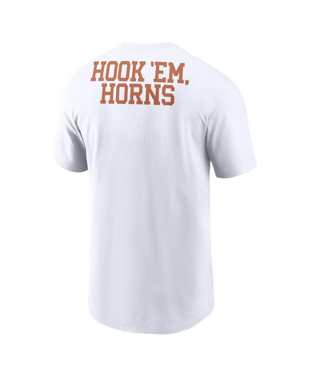 Nike Men'sTexas Longhorns Blitz 2-Hit T-Shirt - White