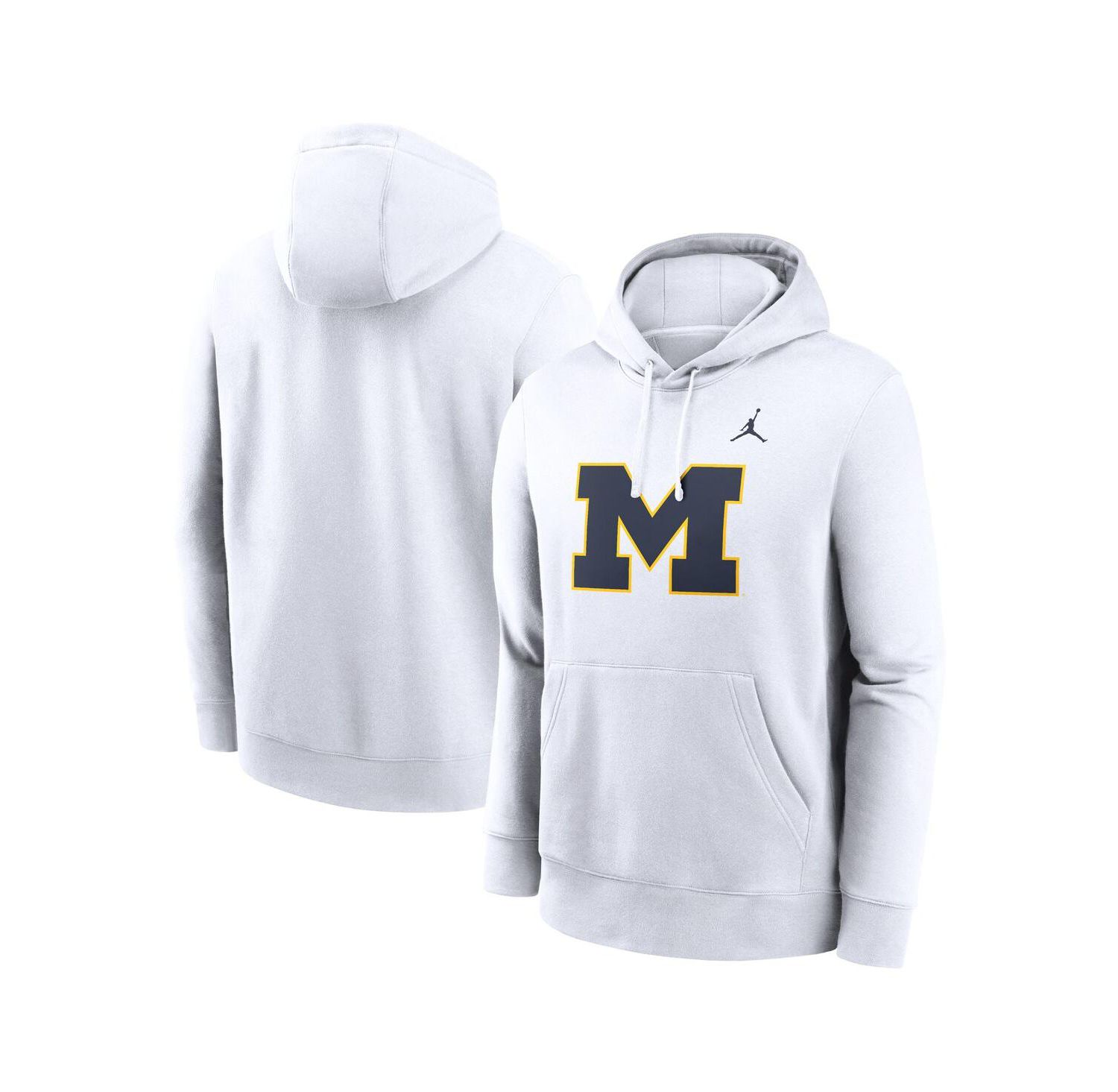 Men's Michigan Wolverines Primetime Evergreen Club Fleece Pullover Hoodie