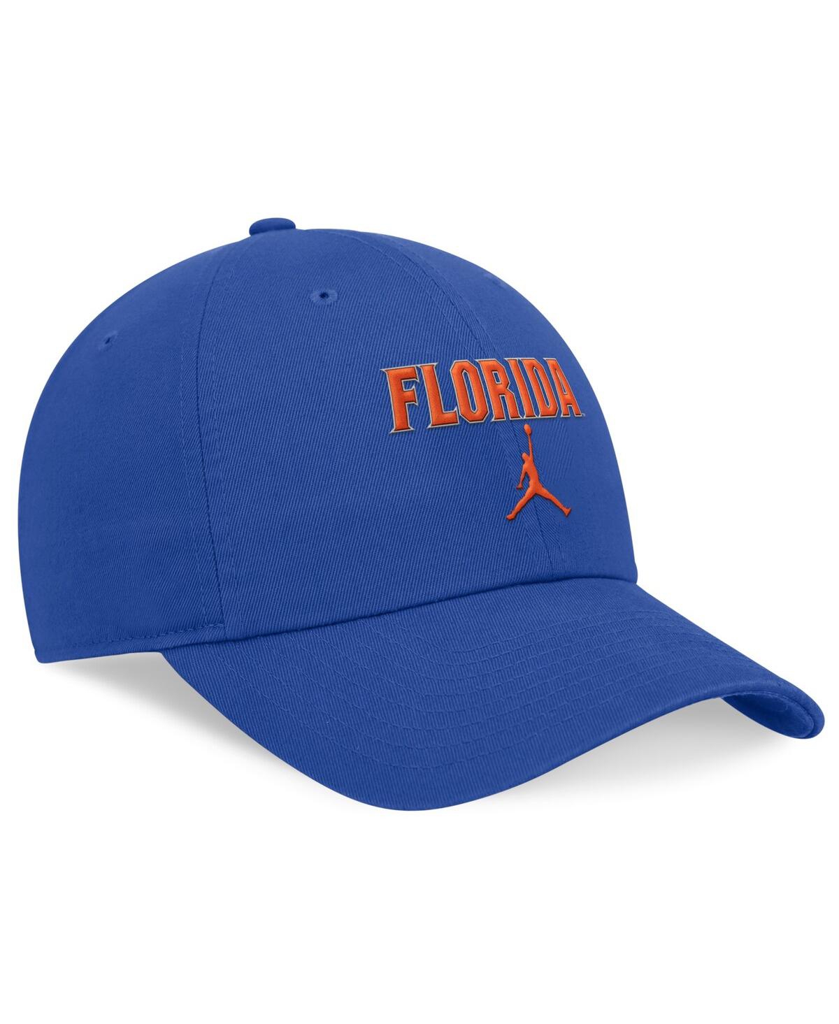 JORDAN MEN'S AND WOMEN'S ROYAL FLORIDA GATORS 2024 SIDELINE TRI-GLIDE ADJUSTABLE HAT 