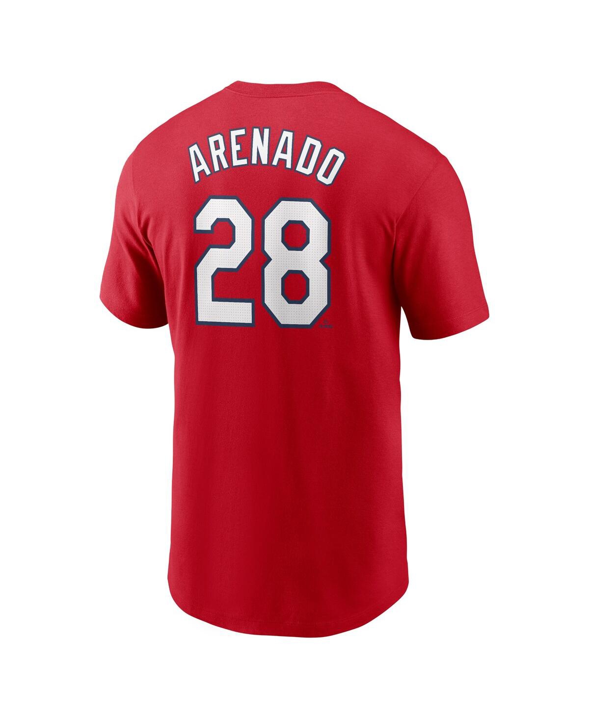 Nike Men's Nolan Arenado Red St. Louis Cardinals 2024 City Connect Fuse Name Number T-shirt In Red