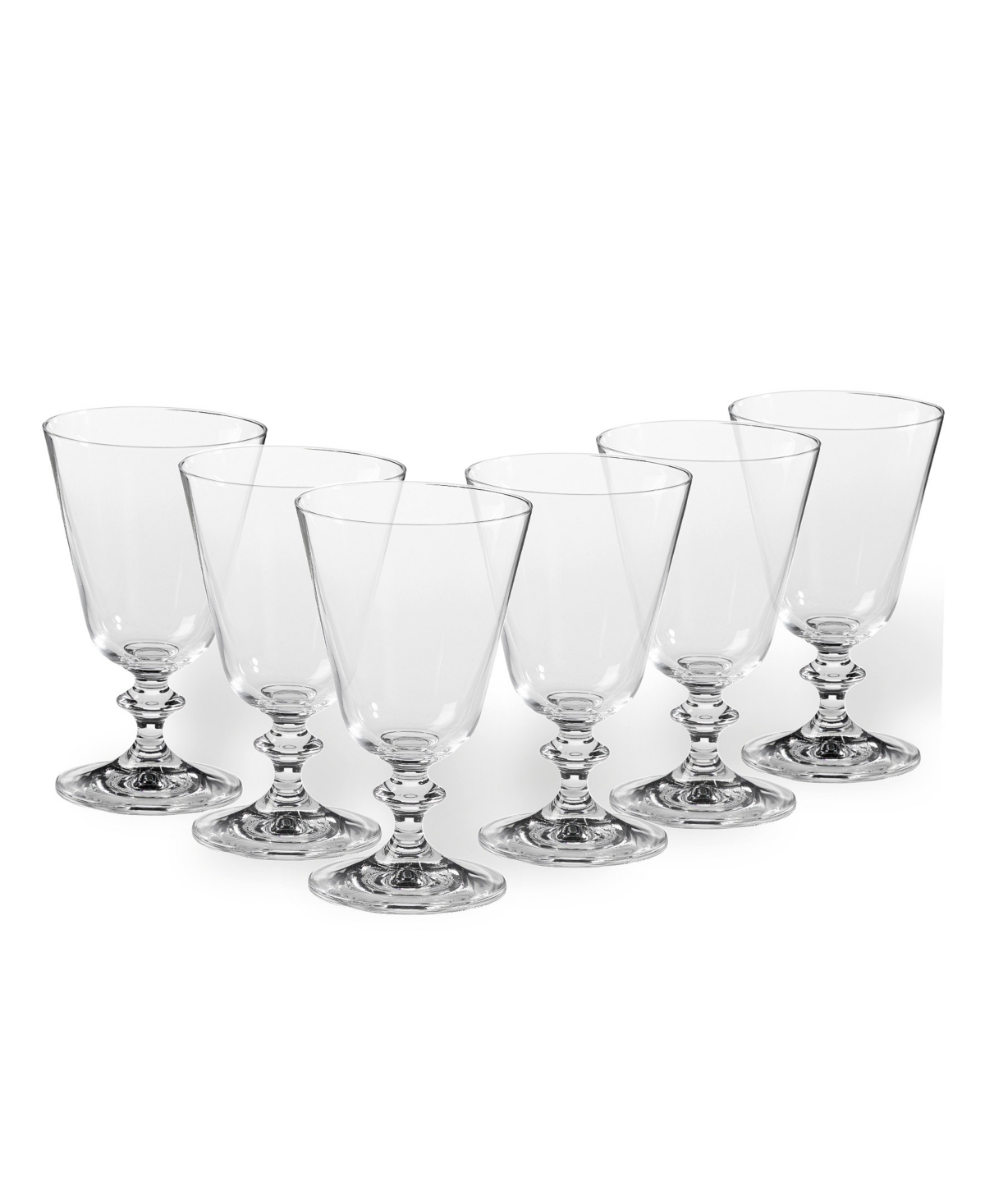 Costa Nova Wine Glasses, Set Of 6 In White