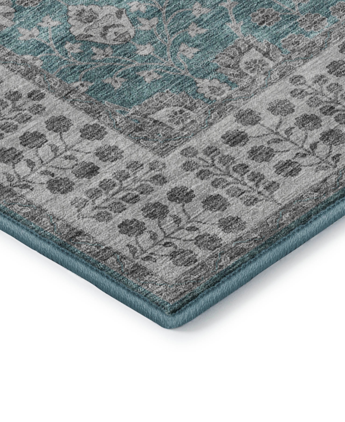Dalyn Hatay Washable Hy8 10'x14' Area Rug In Teal