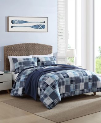 Mason Patchwork 3 Piece Comforter Set, Full/Queen