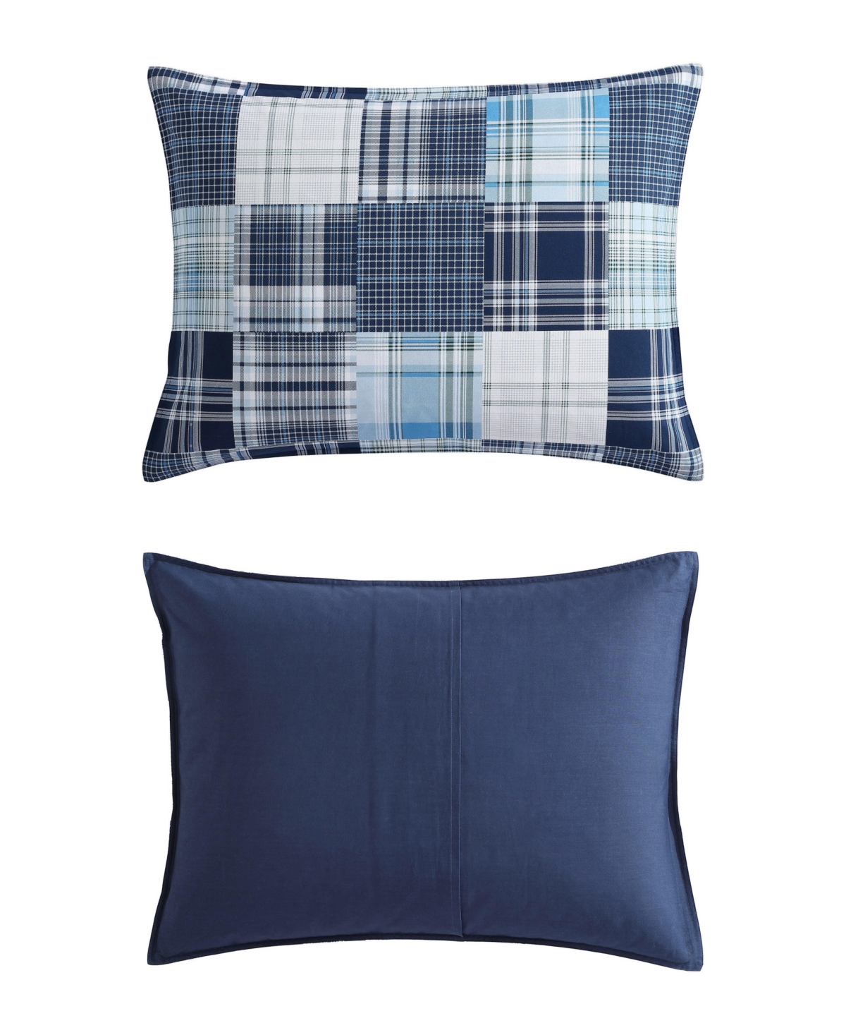 Nautica Mason Patchwork 2 Piece Comforter Set, Twin In Captain's Blue,green