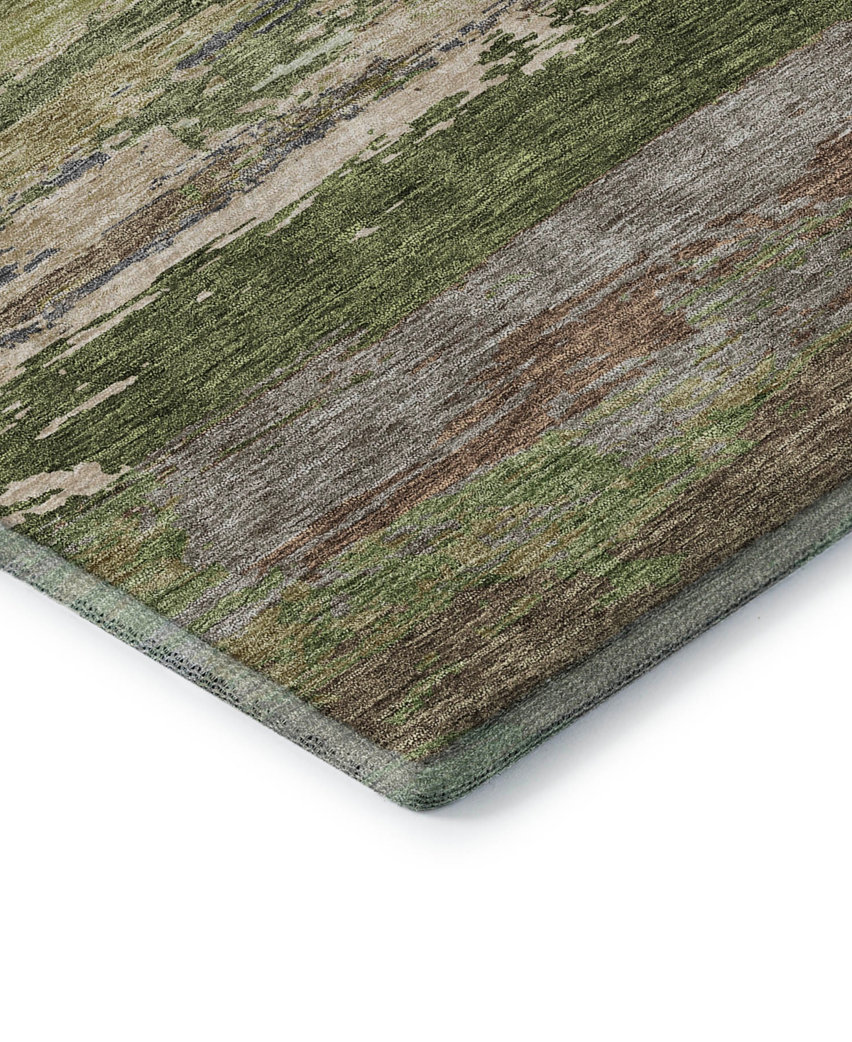Dalyn Trevi Washable Tv8 8'x10' Area Rug In Olive
