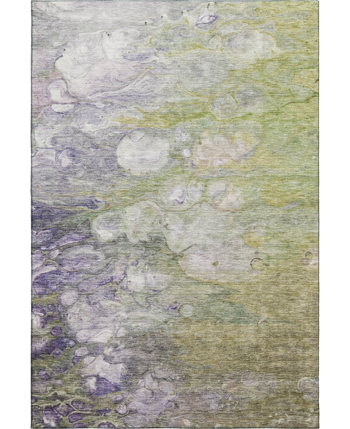 Dalyn Trevi Washable Tv7 2'3"x7'6" Runner Area Rug In Sage