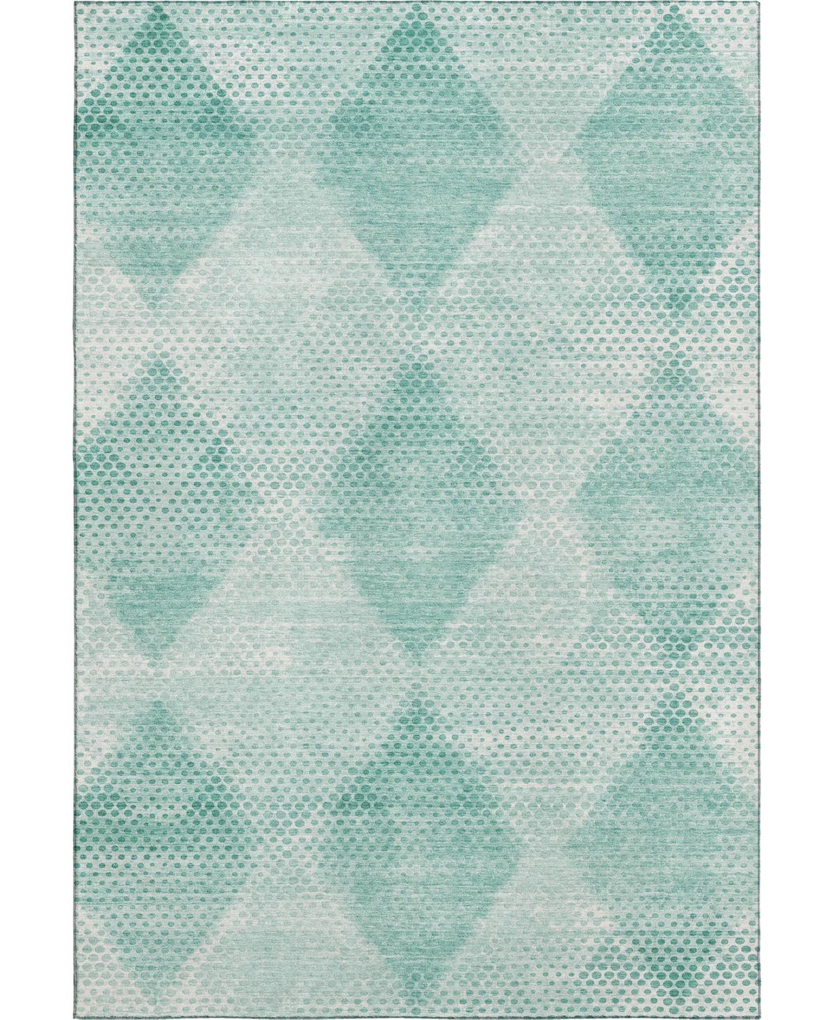 Dalyn Trevi Washable Tv4 9'x12' Area Rug In Teal