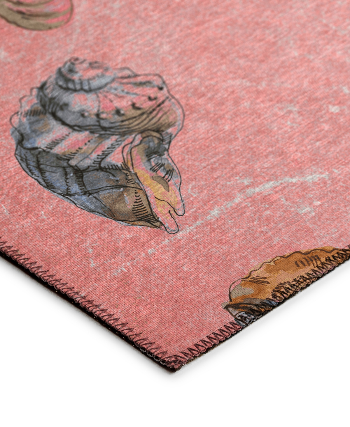Dalyn Seabreeze Sz9 2'3x7'6 Runner Area Rug In Salmon