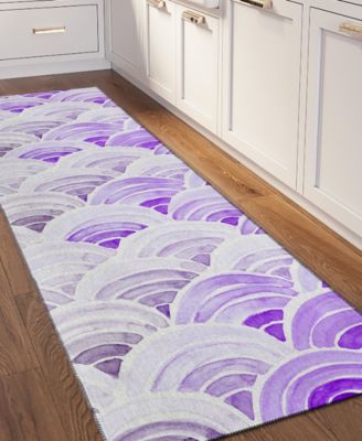 Seabreeze Washable SZ5 2'3x7'6 Runner Area Rug