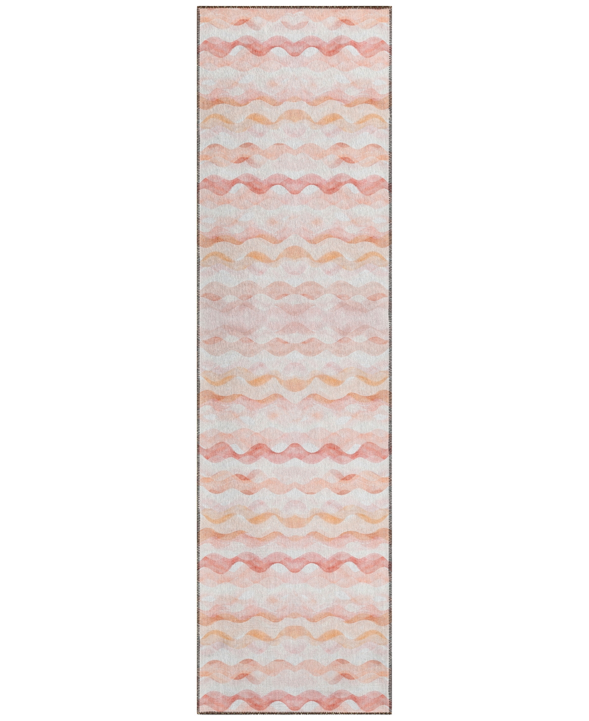 Dalyn Seabreeze Sz16 2'3x7'6 Runner Area Rug In Cinnabar