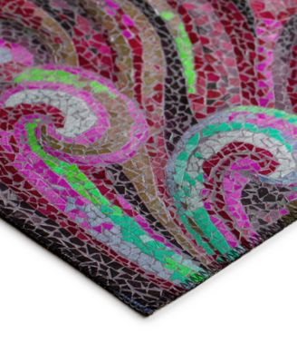 Seabreeze Washable SZ14 2'3x7'6 Runner Area Rug