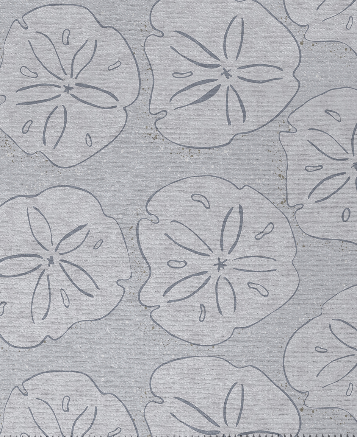 Dalyn Seabreeze Sz10 3'x5' Area Rug In Silver