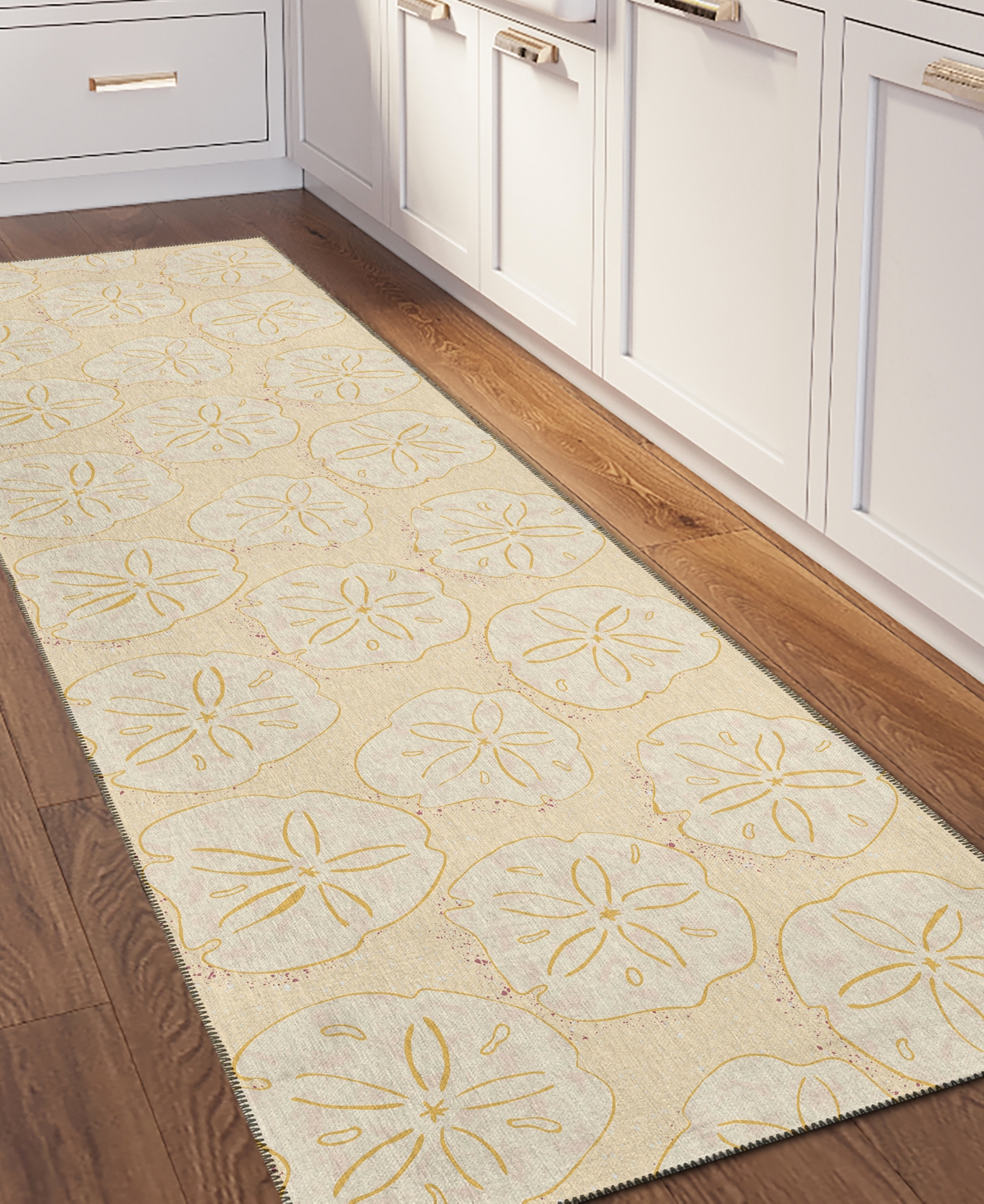 Dalyn Seabreeze Sz10 2'3x7'6 Runner Area Rug In Ivory
