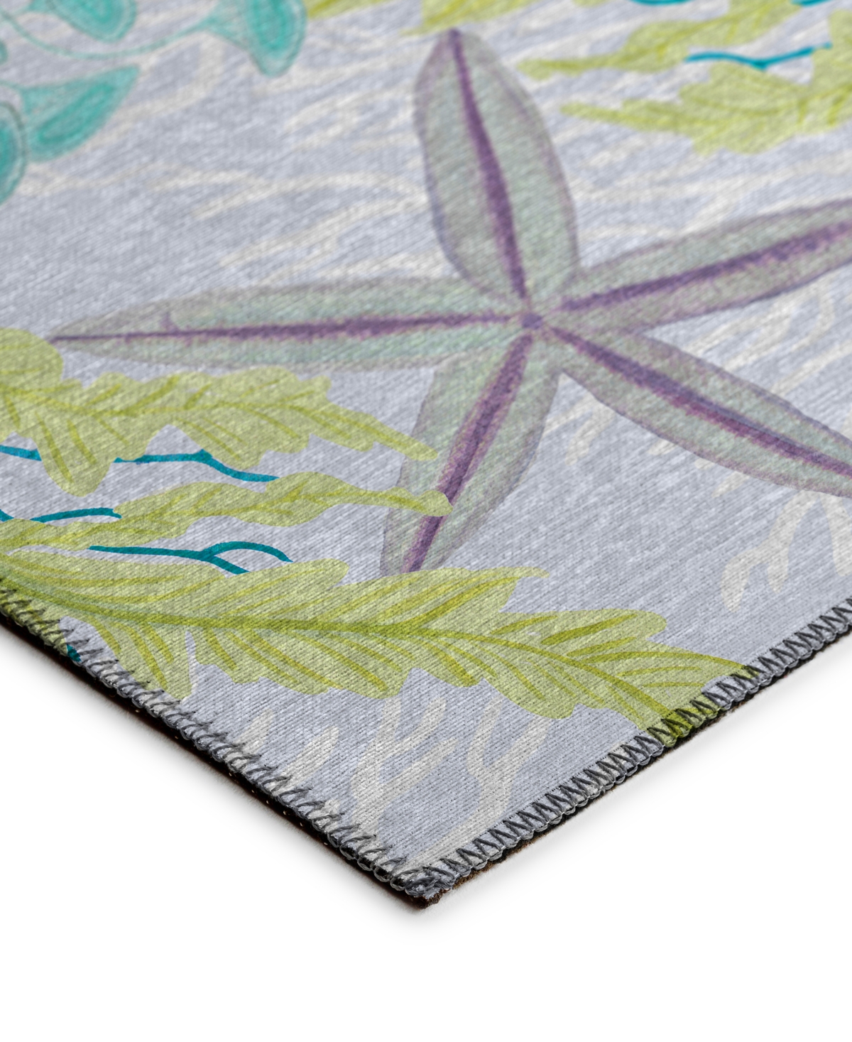 Dalyn Seabreeze Sz1 3'x5' Area Rug In Silver