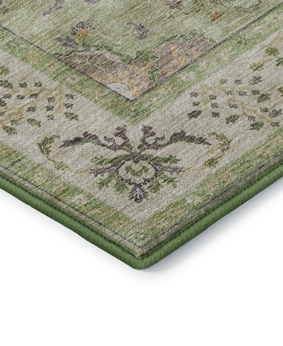 Dalyn Hatay Washable Hy9 2'3"x7'6" Runner Area Rug In Sage