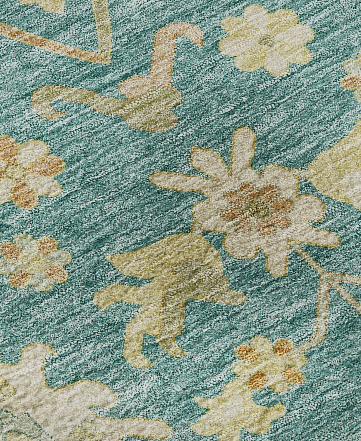 Dalyn Hatay Washable Hy2 2'6"x3'10" Area Rug In Teal