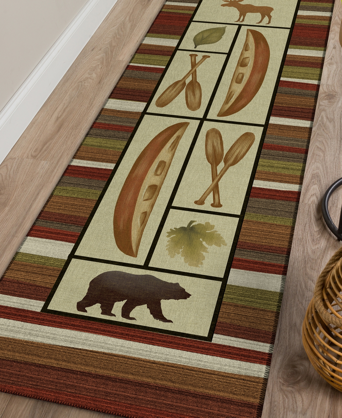 Dalyn Excursion Ex3 2'3"x7'6" Runner Area Rug In Cinnabar
